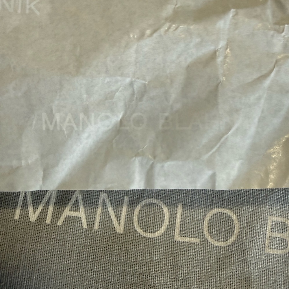 Manolo Blahnik Metallic Silver Heels - Picture 8 of 16